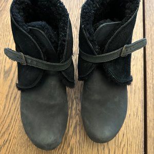 No 6 Shearling Clogs
